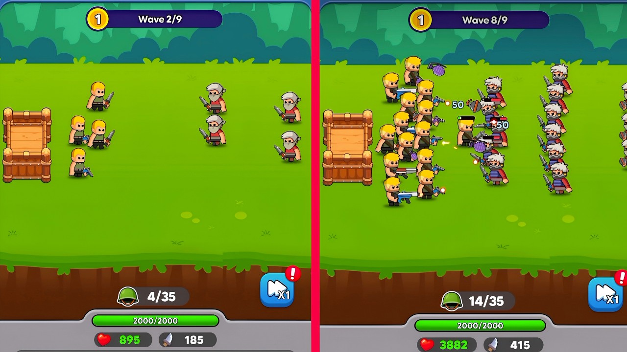 Bag War Merge Battle Gameplay | All Levels Android Game Walkthrough