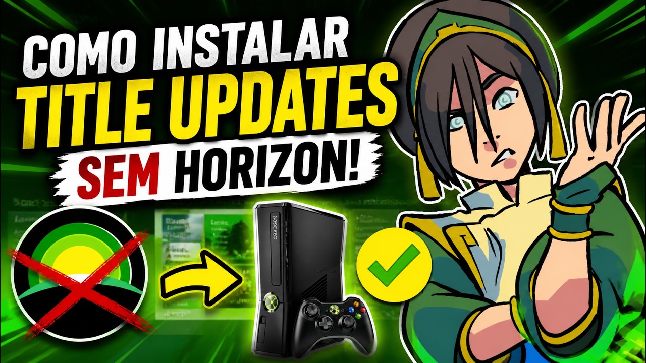 como INSTALAR TU/TITLE UPDATE sem HORIZON - xbox 360 rgh