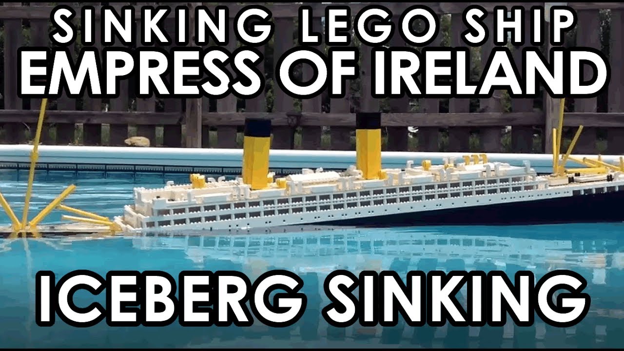 LEGO Sinking Empress of Ireland【If the Empress had struck a berg】