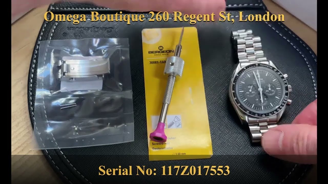 UPGRADING The Omega Speedmaster Pro 3861 Clasp With The New Push Botton Adjustable Clasp At Home!