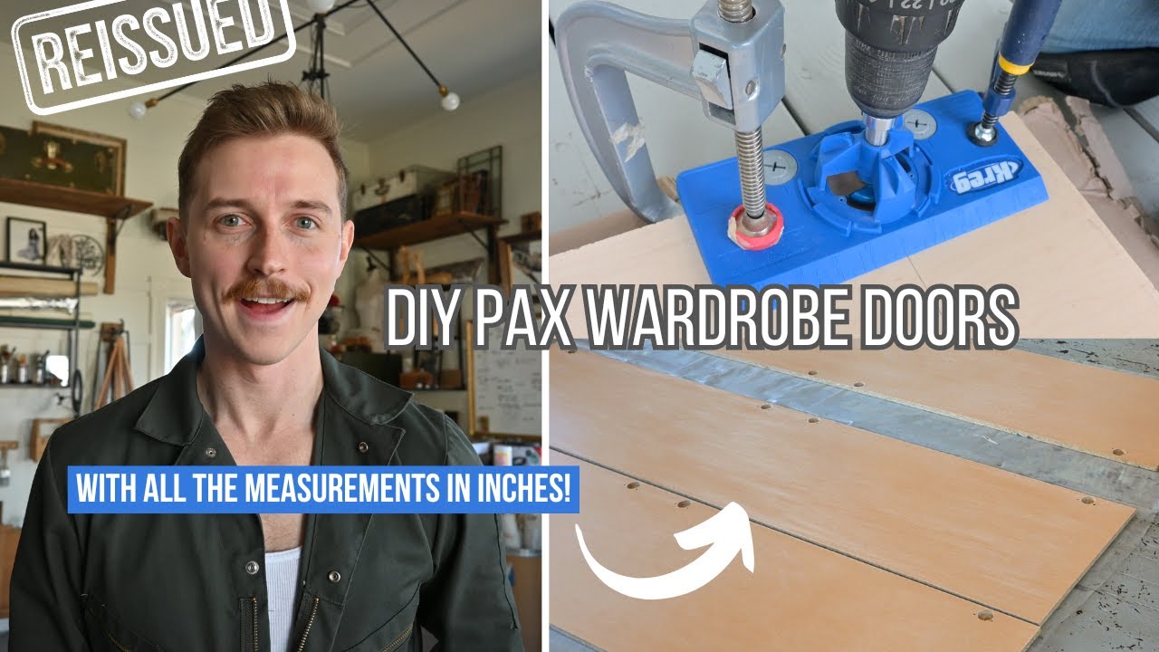 DIY IKEA PAX/FORSAND Doors (with all the measurements!) | REISSUED