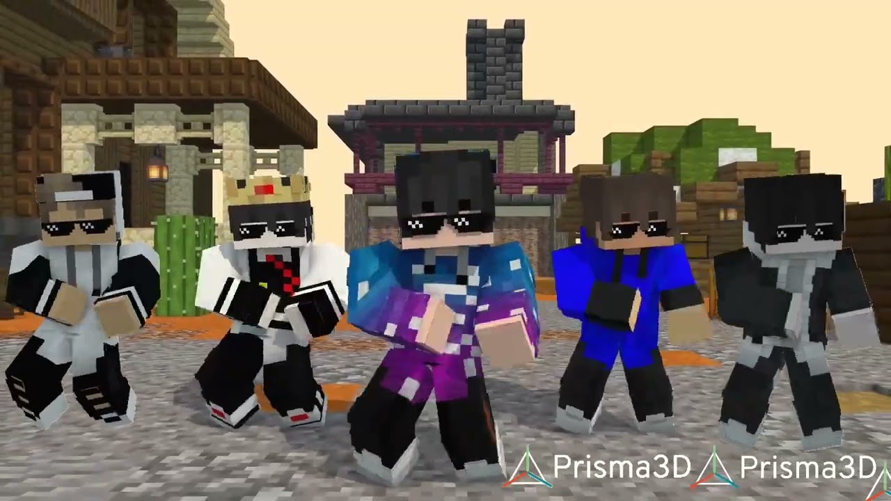 Terbayang-bayang kamu versi minecraft#minecraft(animation prisma3D)