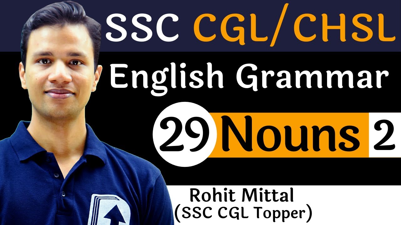 [29] Noun - 2 | Grammar for SSC | Devotion Institute | Rohit Sir