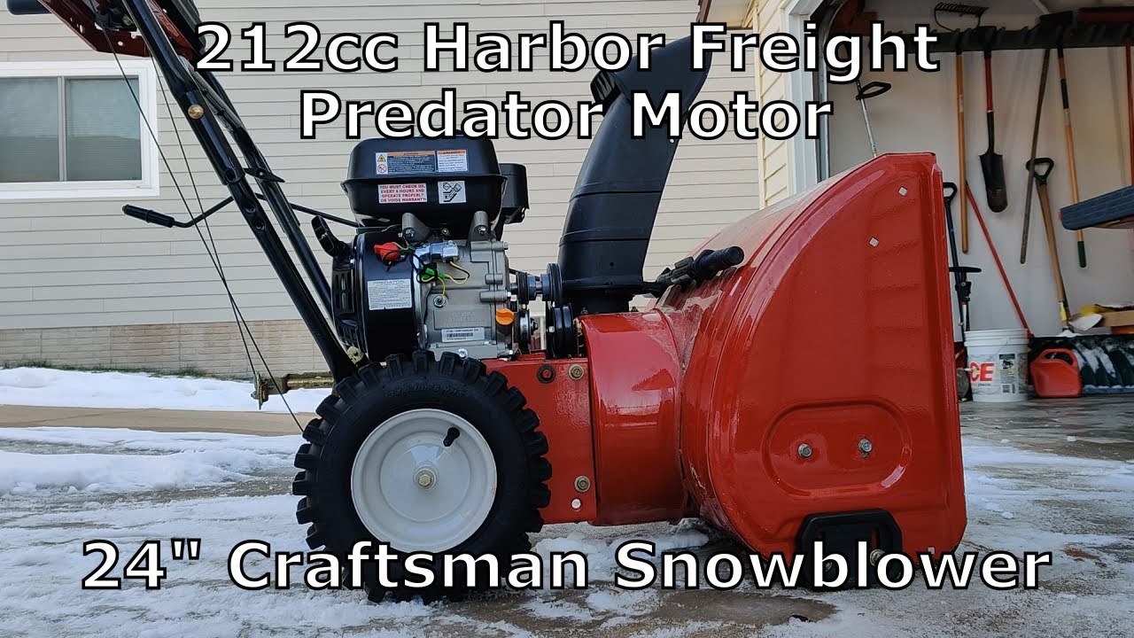 212cc Harbor Freight Predator Engine on a 24