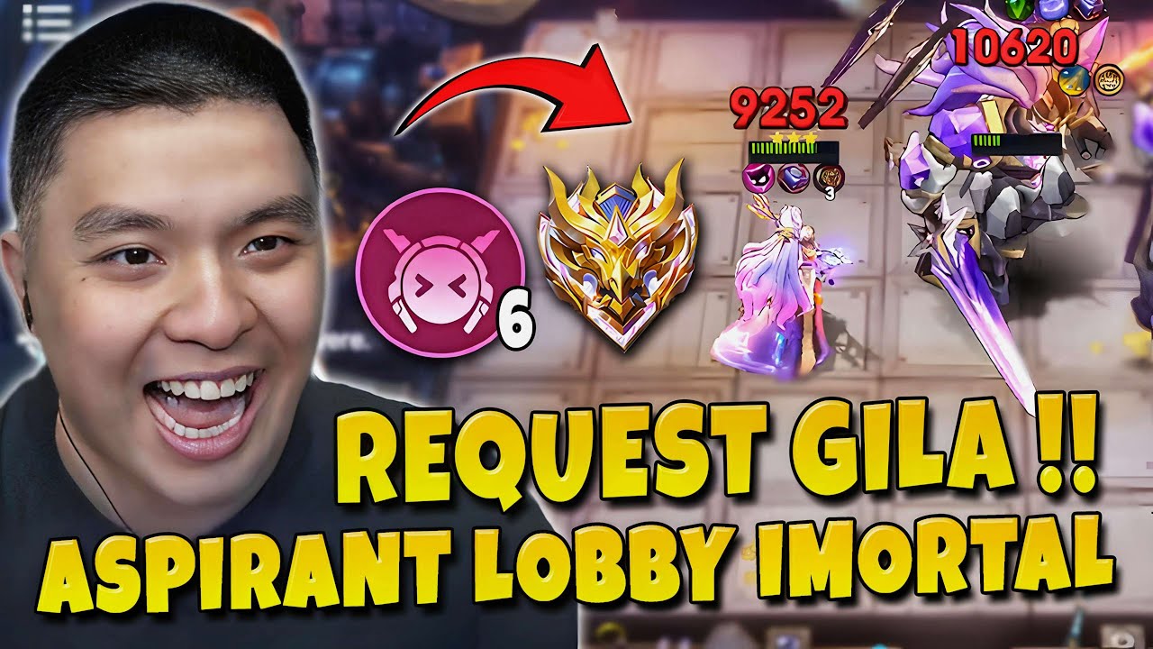 NEKAT TERIMA REQUEST ASPIRANT‼️ MASUK LOBBY IMMORTAL & MALAH MENANG?! 😱