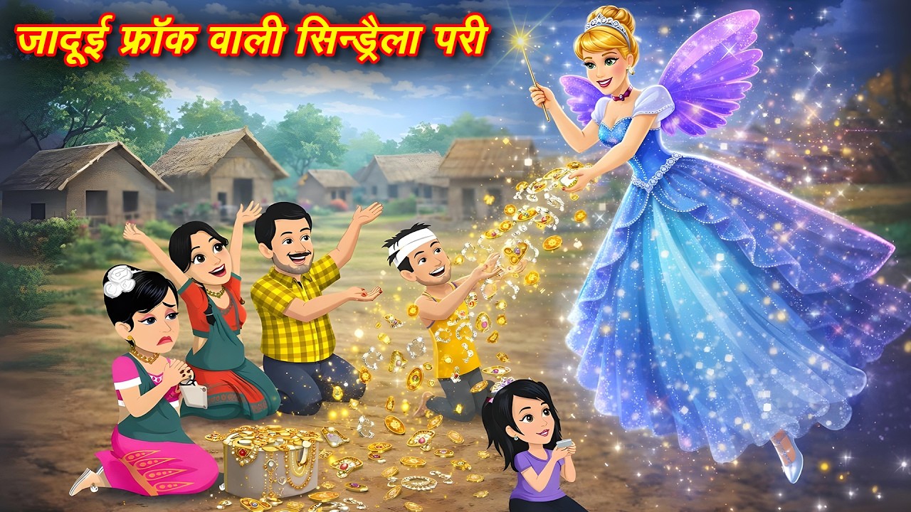 Pari ki Kahani जादुई सिंड्रेला परी Hindi Moral Stories | Cartoon Kahaniya | New Story | Pari Cartoon