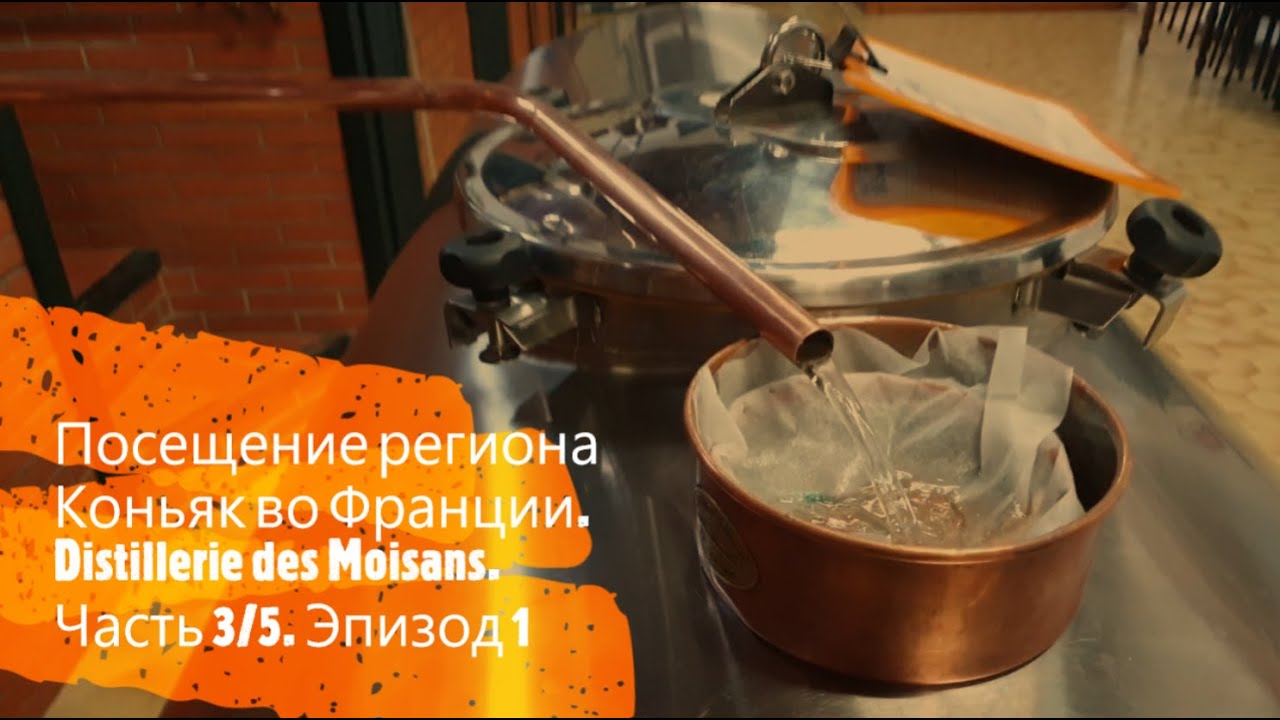 Коньяк. Производство коньяка во Франции. Часть 3/5 Эпизод 1. Distillerie du domaine des Moisans.