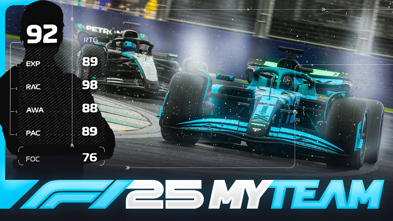 SEASON 2! DOWNPOUR 🌧️ 92 OVR FREE AGENT 👀 F1 25 MY TEAM CAREER S2 Part 1