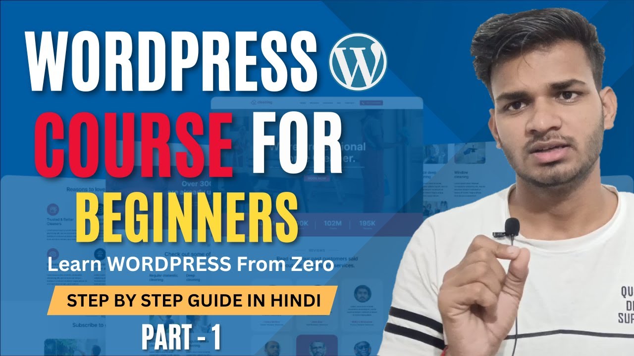 WordPress Course for Beginners in Hindi | WordPress Tutorial for Beginners in Hindi | Part 1