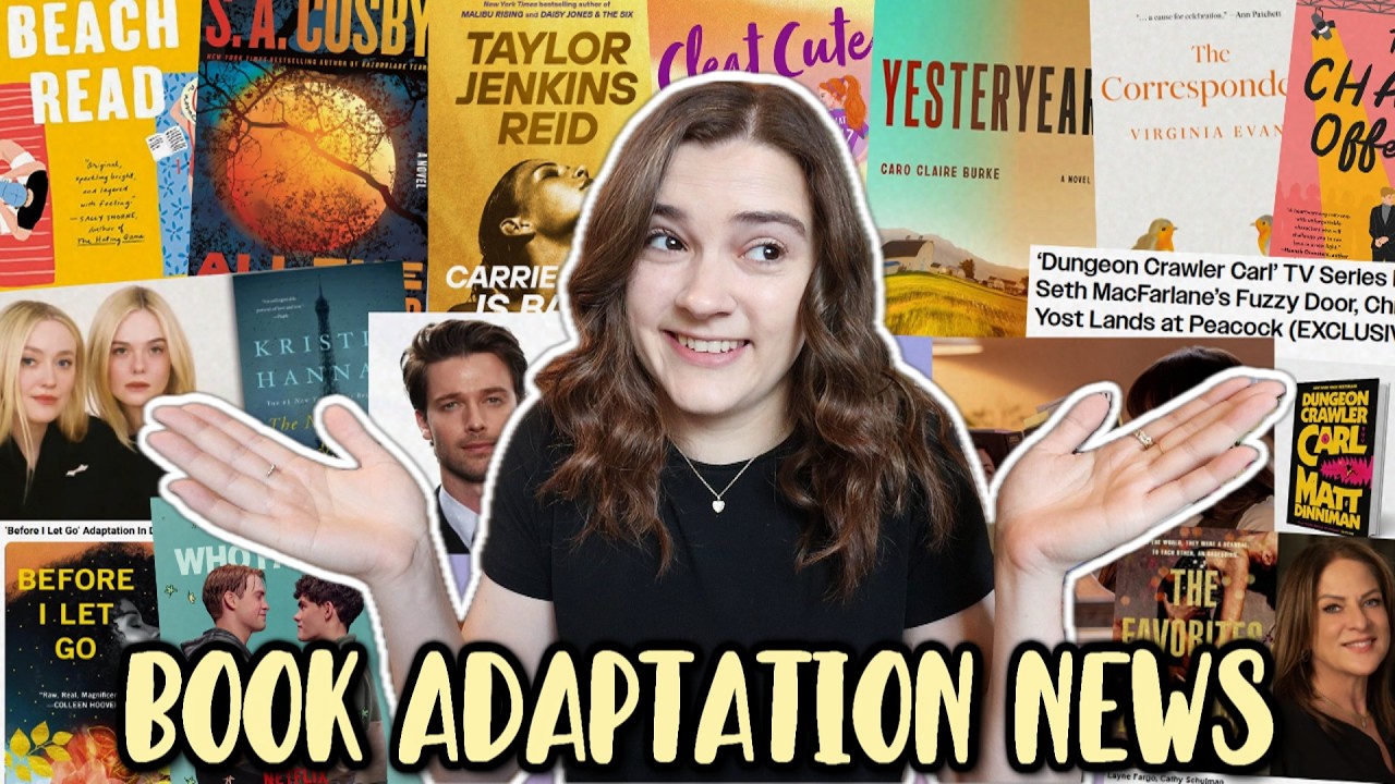Book to Movie Adaptation NEWS (40+ books that are becoming movies and tv shows soon!) ep. 2