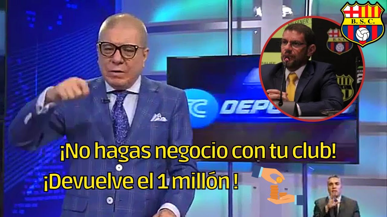 Vito Mu&ntilde;oz env&iacute;a mensaje a Rafael Verduga