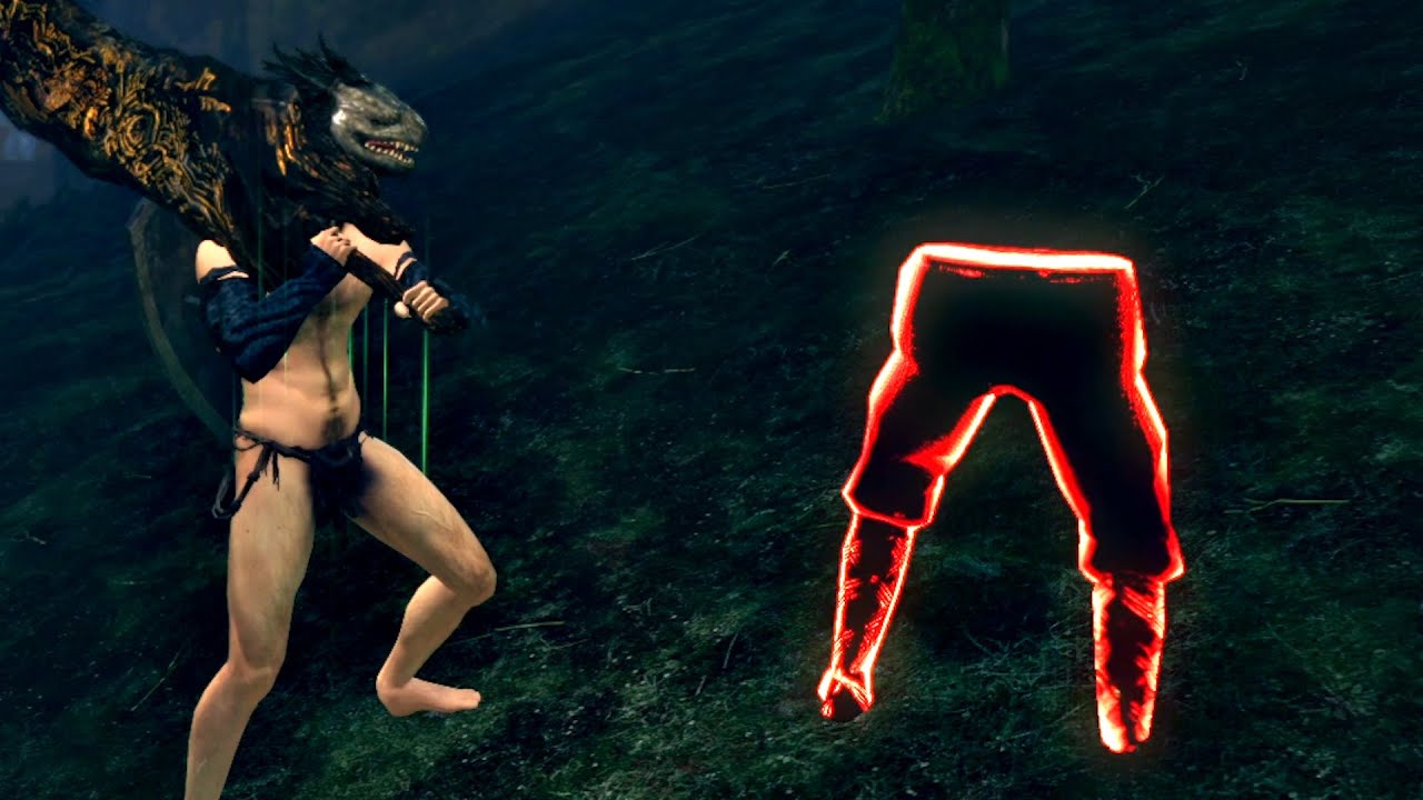 Beating Dark Souls by Increasingly Stupid Means