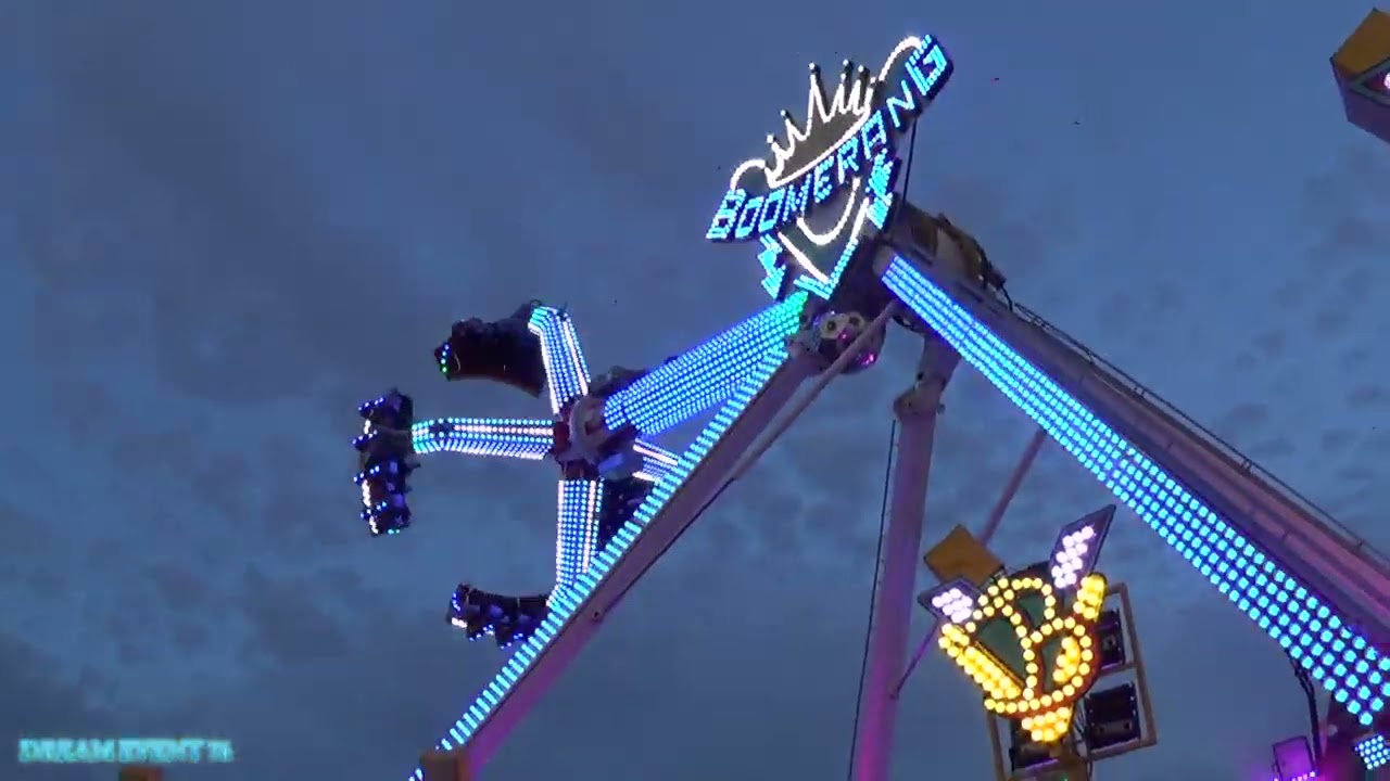 Manège Boomerang, foire saint michel 2023, Le Havre