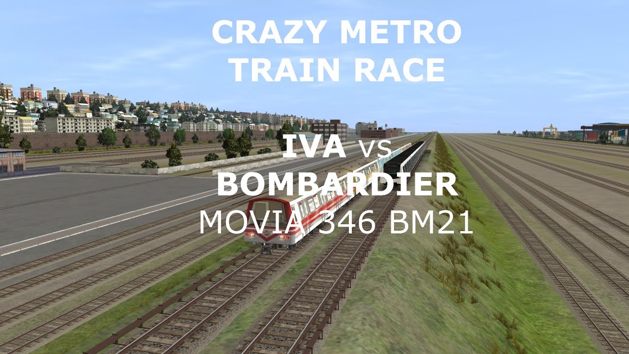 Crazy Metro Train Race: IVA vs BM Movia 346 BM21