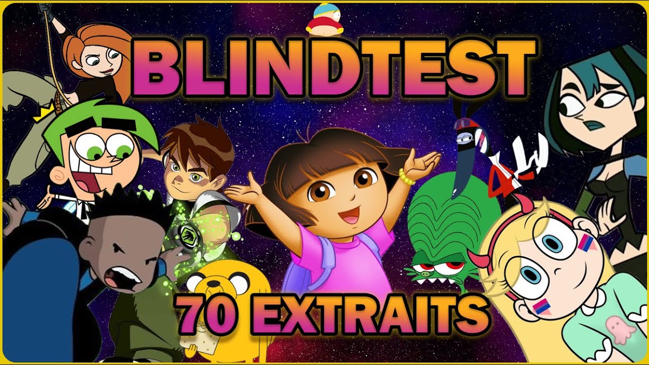 BLINDTEST DESSINS ANIMÉS (1970-2025)