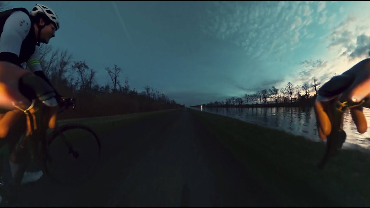 Relaxing POV Cycling Along the Canal | Chill Music, Belgium