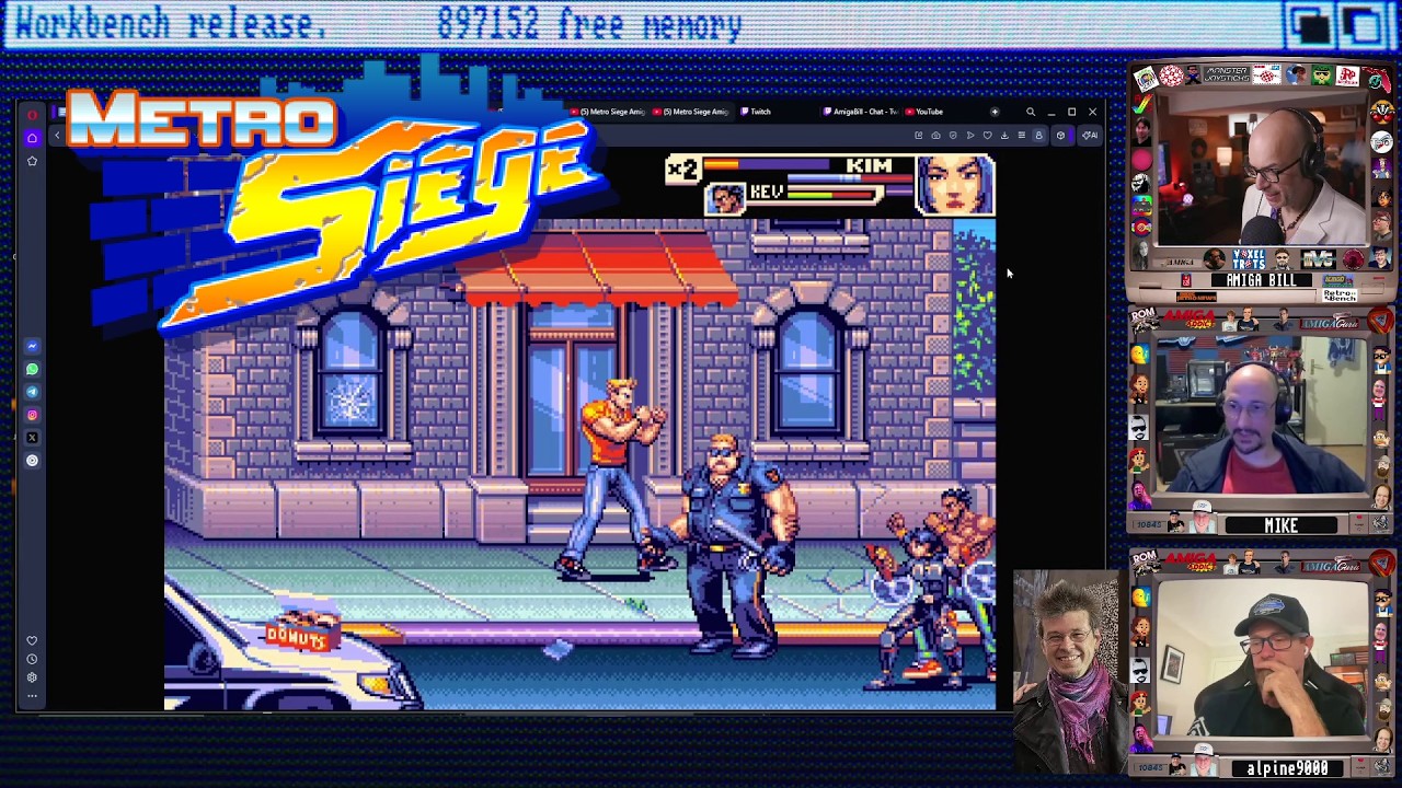 Big Metro Siege Progress Update And Announcement On Amiga Bill's Twitch Stream