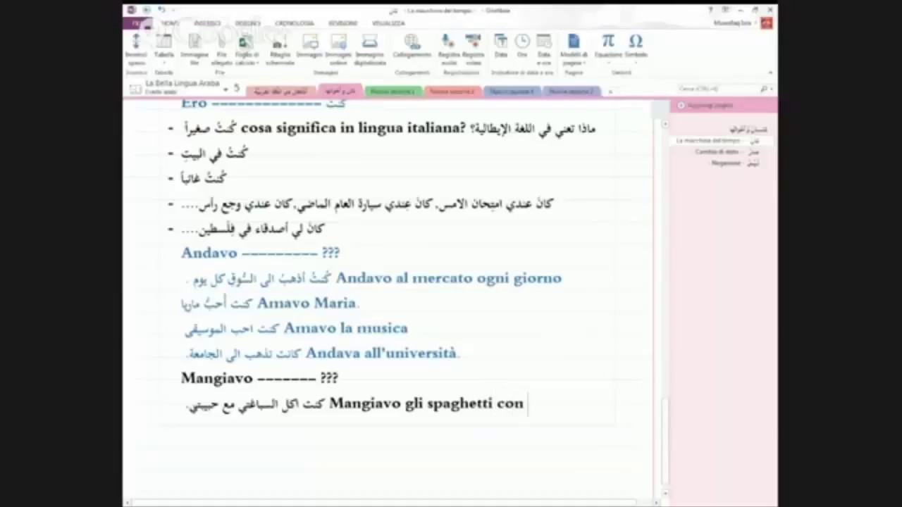 #3 - Kana e sorelle - كان و أخَواتُها  -  Grammatica Araba - La macchina del tempo