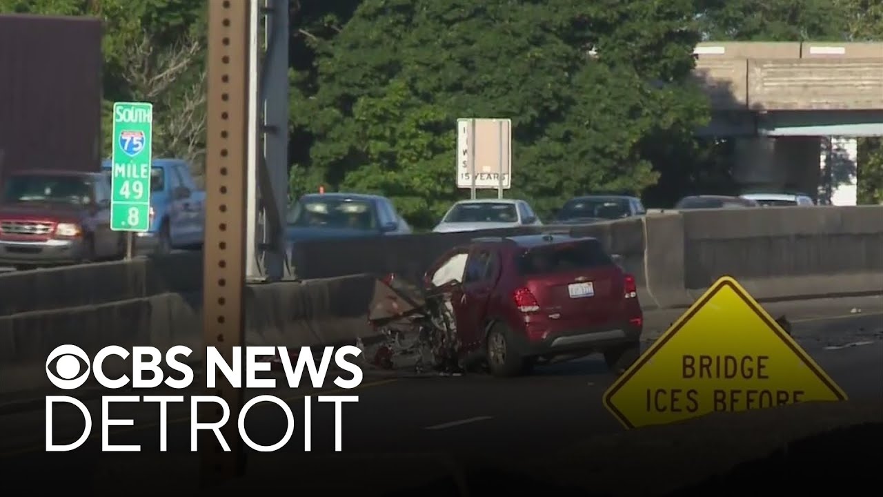 I-75 reopens in Detroit after wrong-way crash