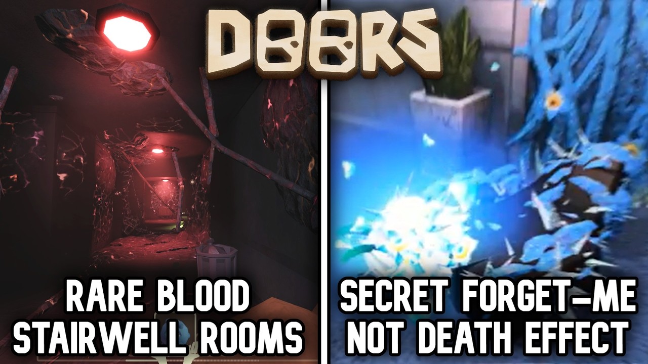 MORE Rare Secrets In DOORS Stairwell Expansion Update! (New Update)