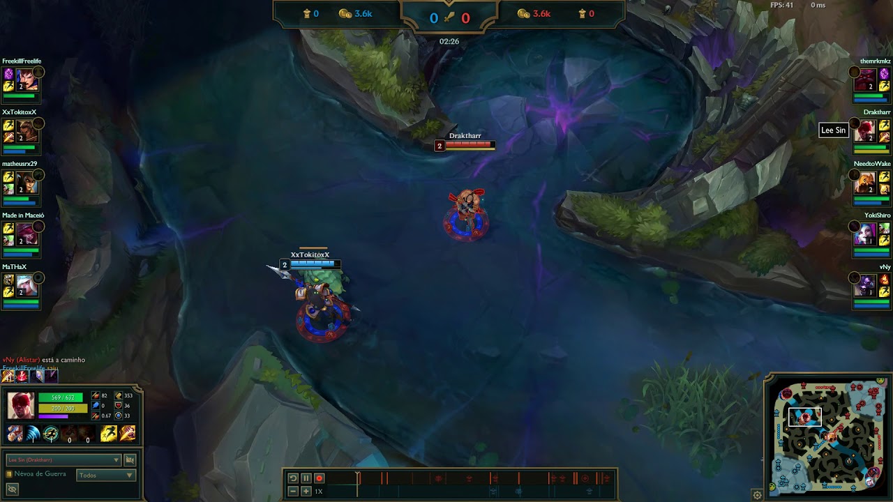 X1 Lee sin vs Xin zhao