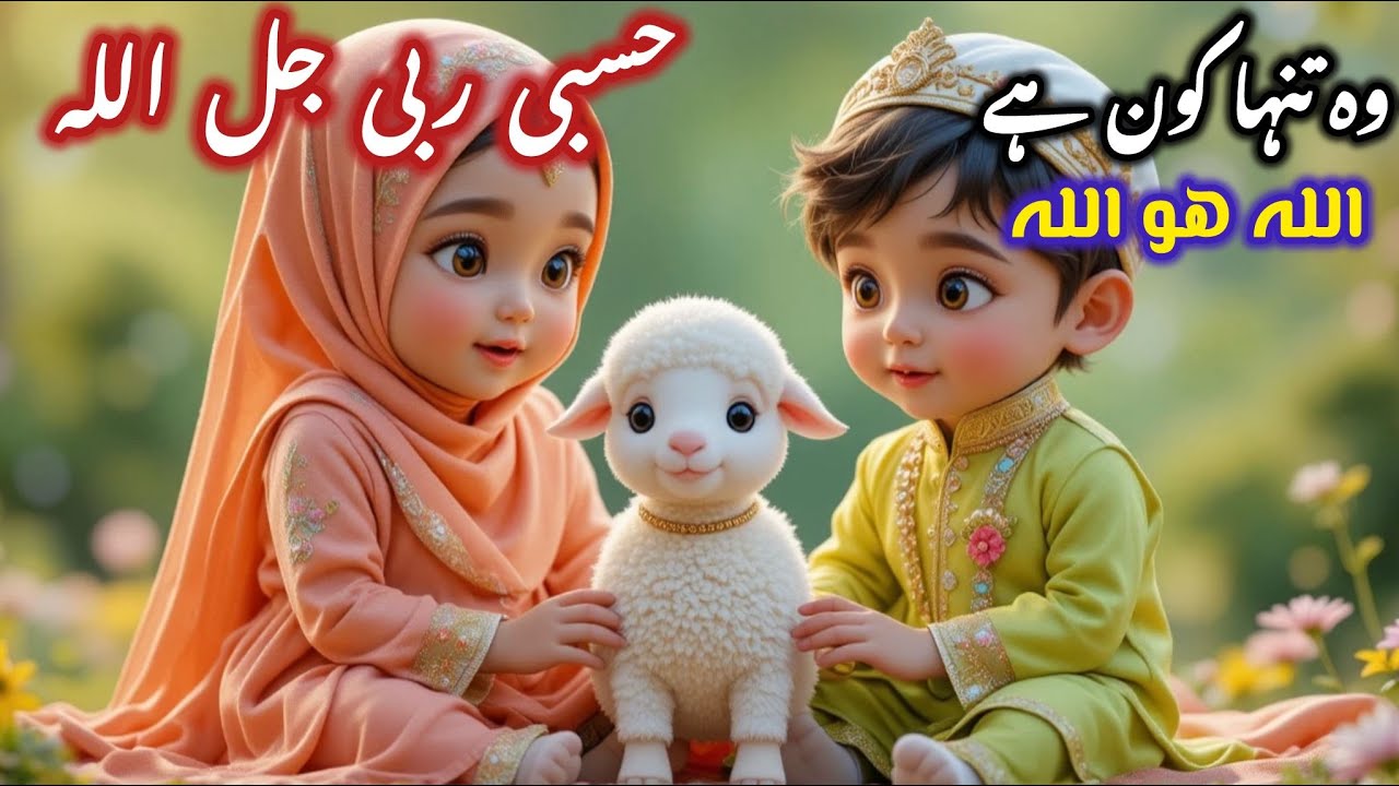 Woh Tanha Kon Hai | Allah Hu Allah | Hasbi Rabbi Jallallah | Nasheed | Dhikr #baby #naat #allah #fun