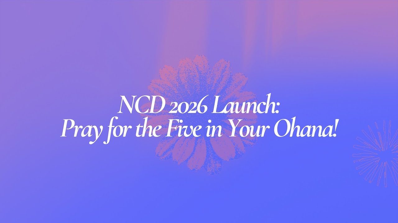 Natural Church Development Initiative Announcement