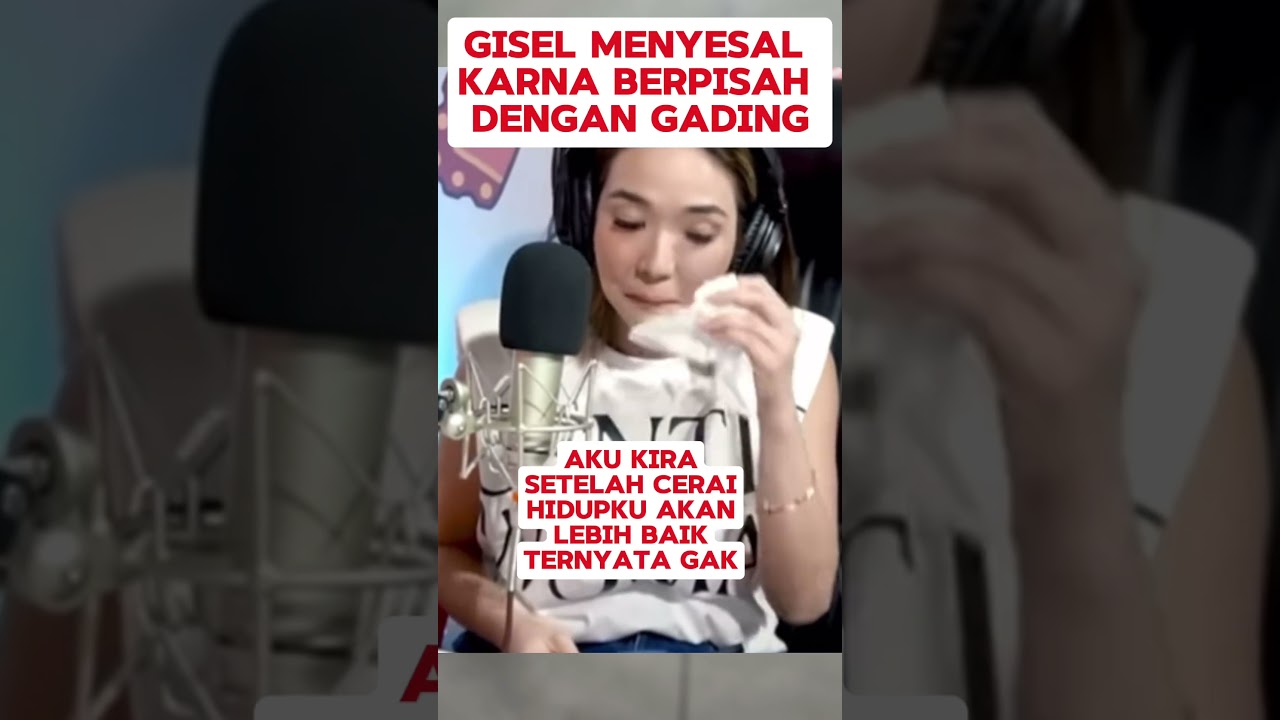 Gisel menyesal berpisah dengan Gading #shorts  #giselle #paula