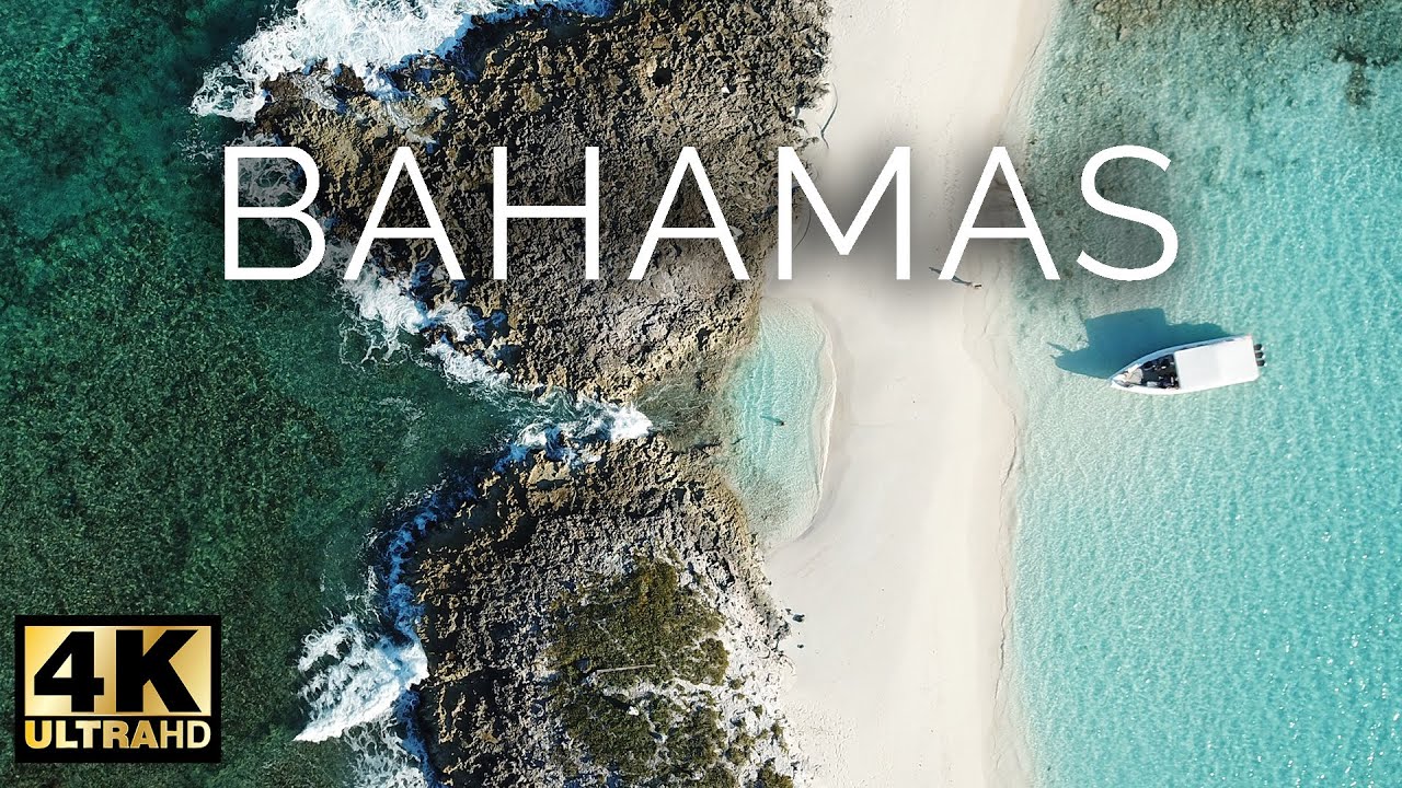 BAHAMAS EXUMAS Amazing Nature Scenery & The Best Relax Music - 4K