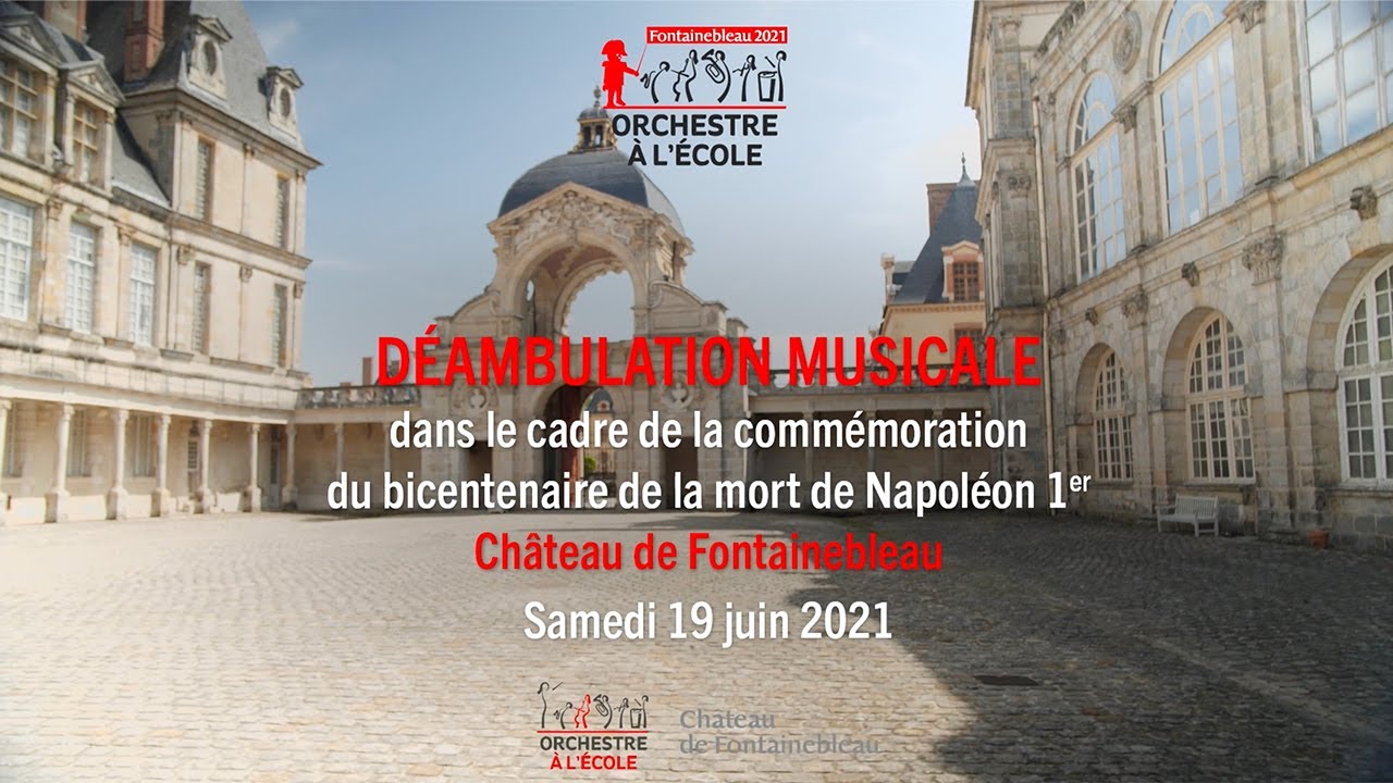 Déambulation musicale, Château de Fontainebleau, 19/06/2021, Bicentenaire de la mort de Napoléon 1er
