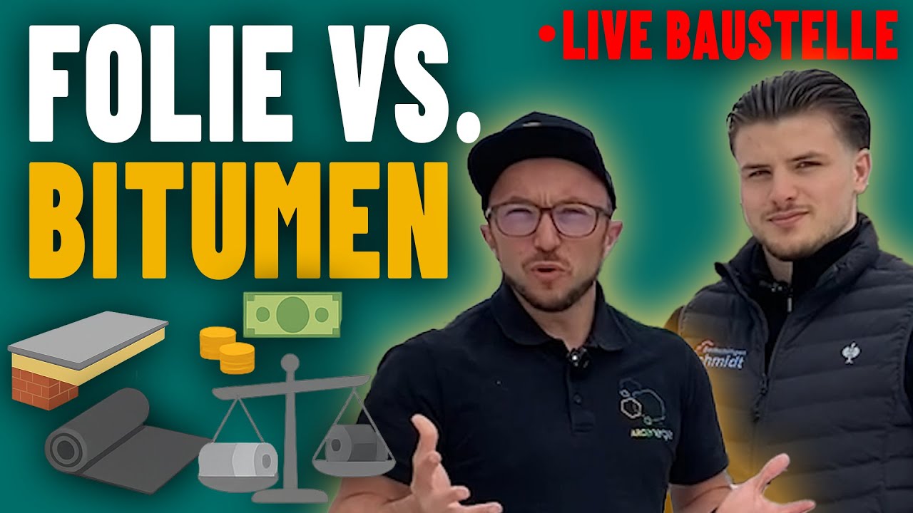 Flachdach mit Folie oder Bitumen? Dachdecker Paul kl&auml;rt auf!