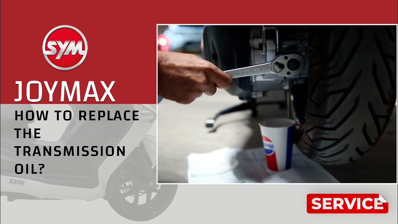 SYM Joymax 250i Şanzıman Yağı Değişimi.