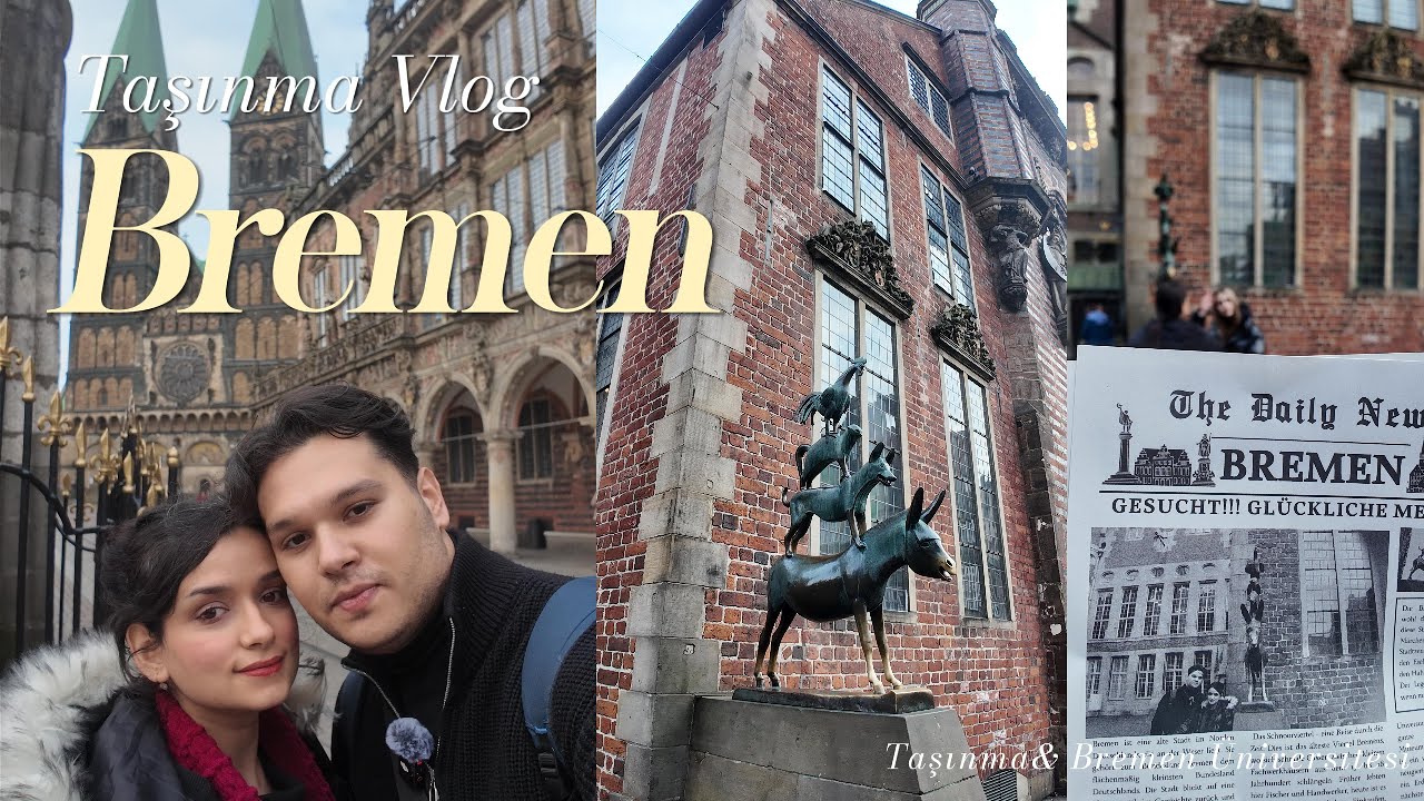 Almanya'ya Taşınıyoruz! Istanbul - Bremen Vlog - Bremen Üniversitesi - İLK VLOG !!! 💕