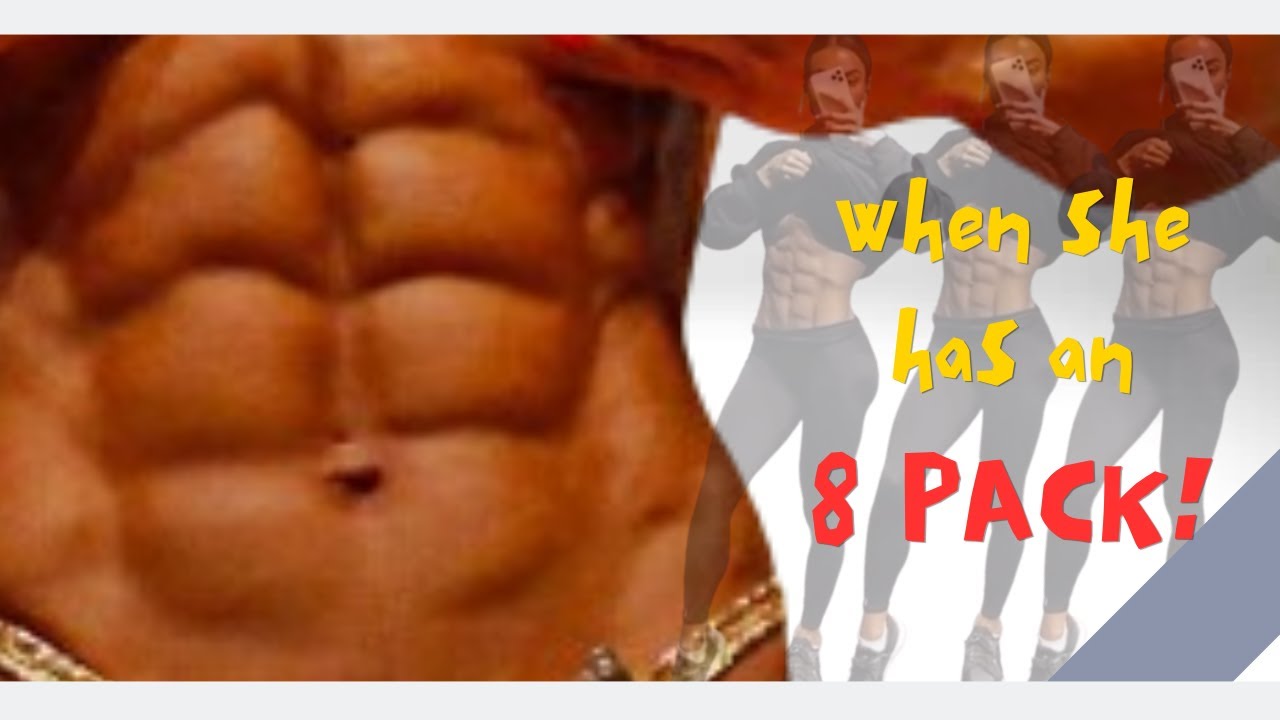 When she has an 8 pack! 😲