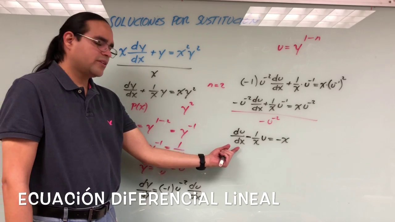 Soluciones por Sustitución Ecuación Diferencial de Bernoulli