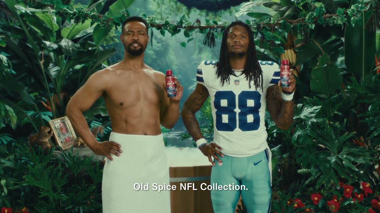 CeeDee Lamb is an Old Spice Man.