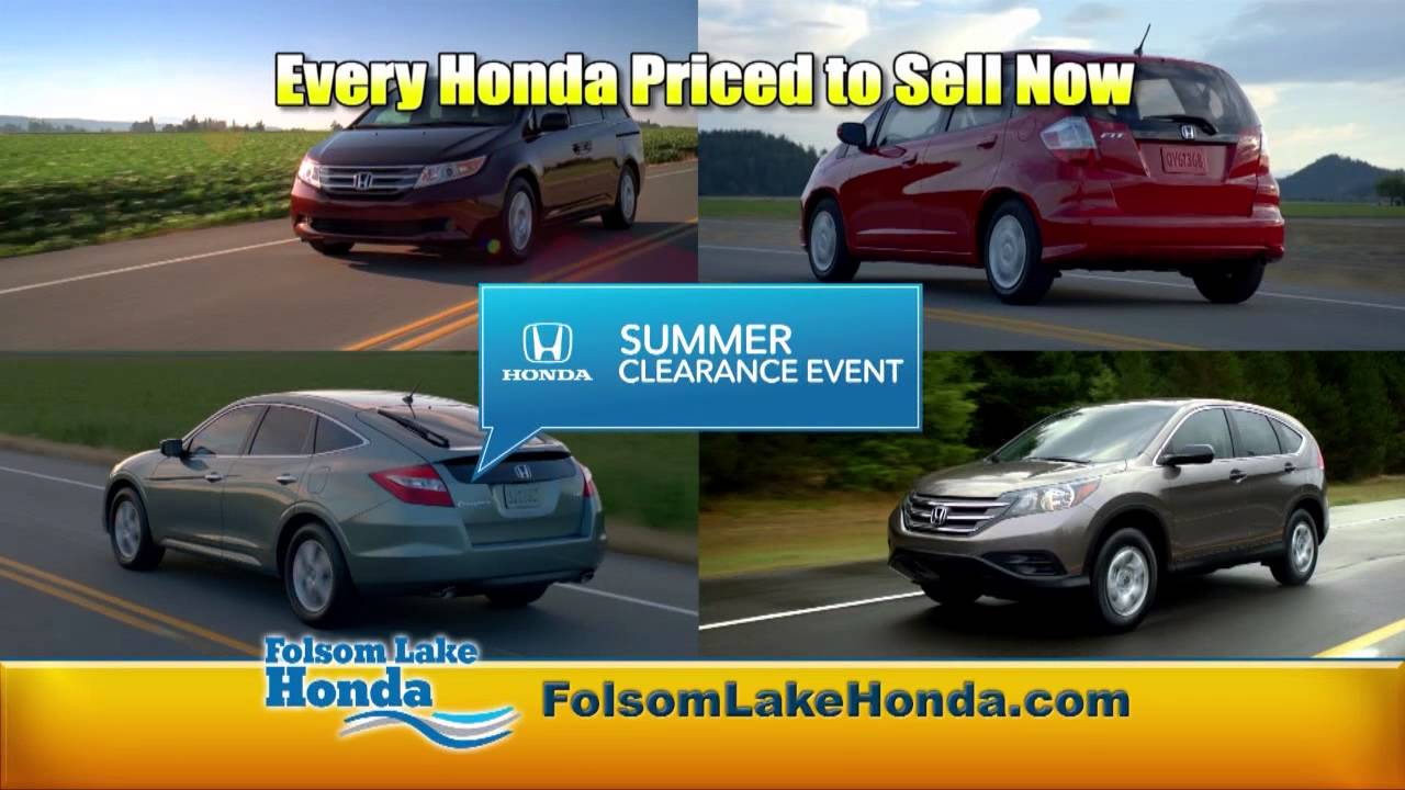 Folsom Lake Honda- Summer Clearance Final Days