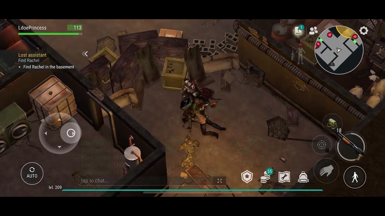 Last day on earth: survival SETTLEMENT TASK LOST ASSISTANT FIND RACHEL, FIND ANTENNA ACT TWO LDOE