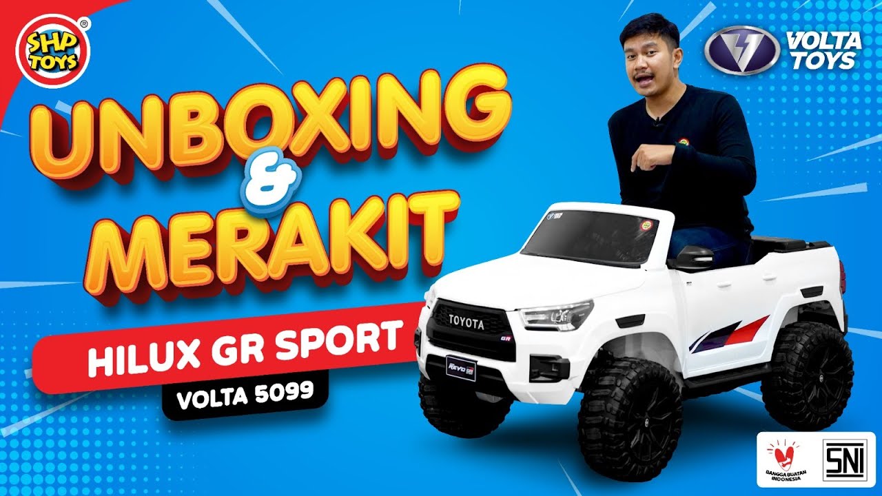 Unboxing & Merakit Toyota Hilux GR Sport Volta Toys (Volta 5099)