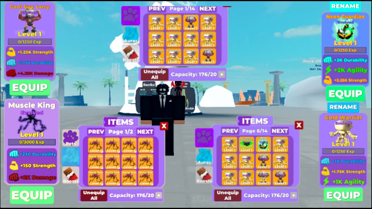 Muscel Legends giving away pets...