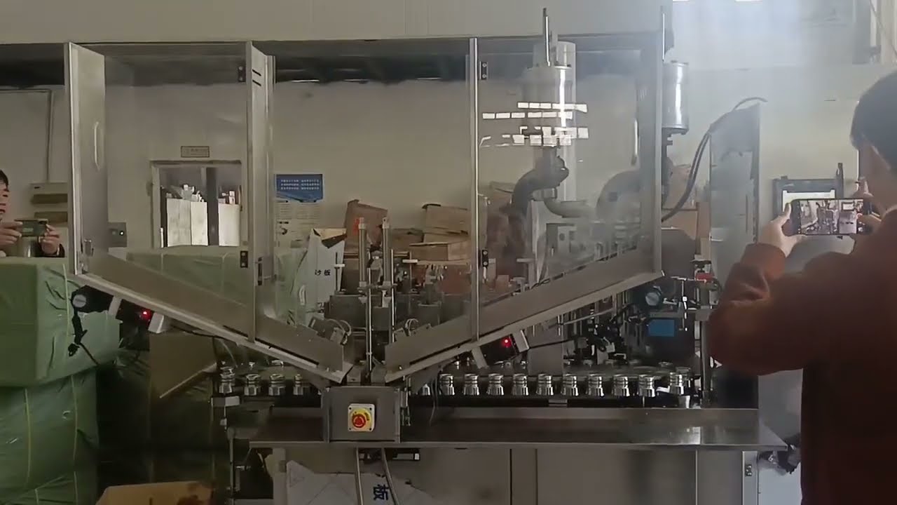 80-100 tubes per min plastic tube filling machine #tubefillingsealingmachine #packaging