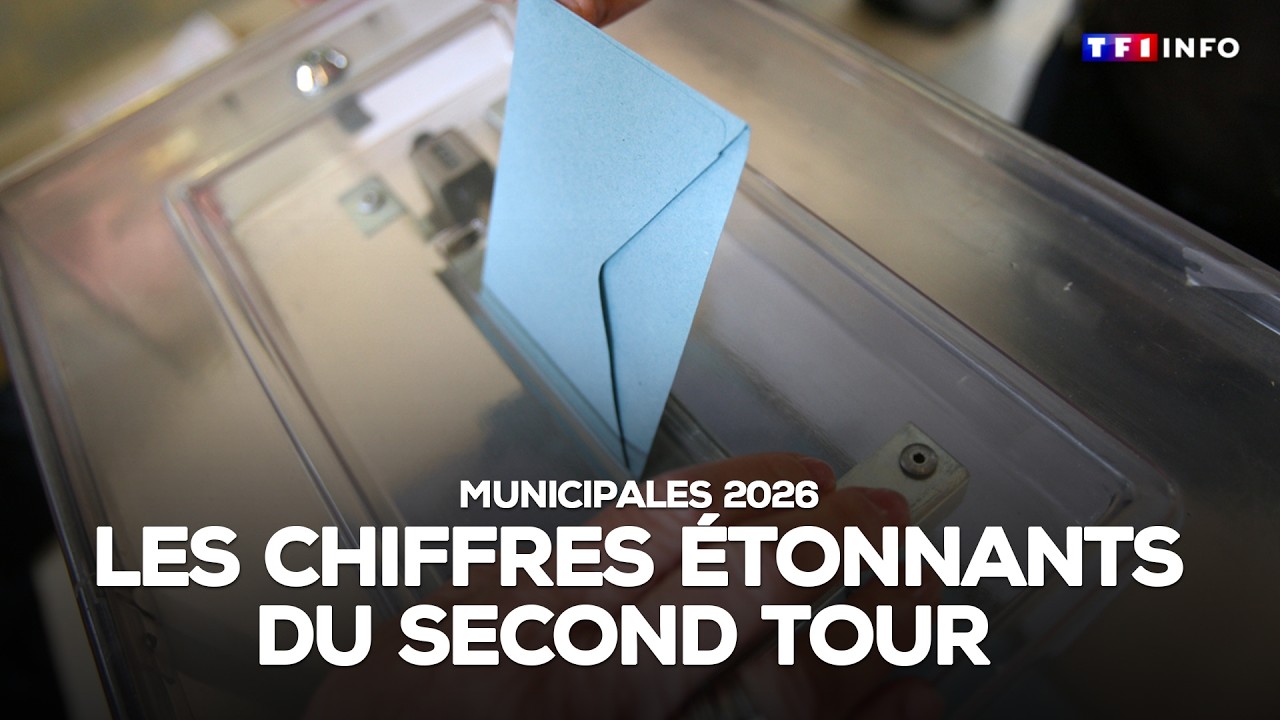 🗳️ Municipales 2026 : les chiffres &eacute;tonnants du second tour !｜TF1 INFO