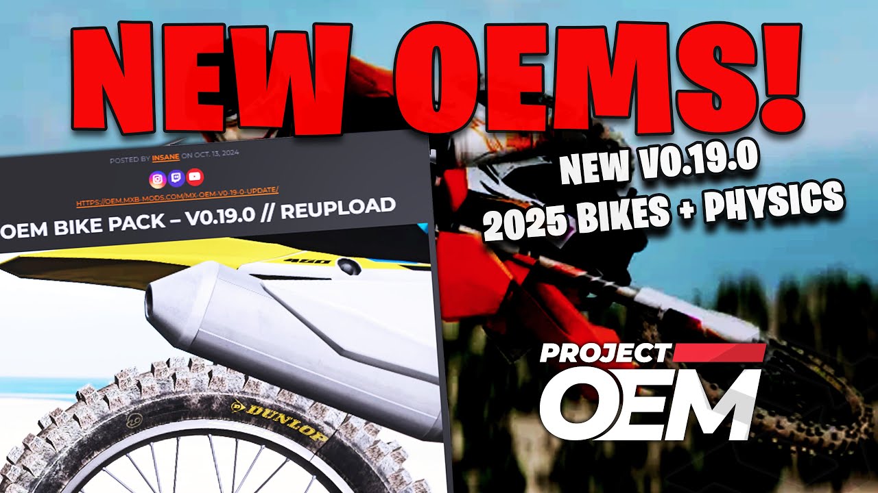 КАК УСТАНОВИТЬ НОВЫЙ OEM КОМПЛЕКТ ДЛЯ ВЕЛОСИПЕДОВ 2025 ГОДА НА МОТОЦИКЛЫ MX!!!