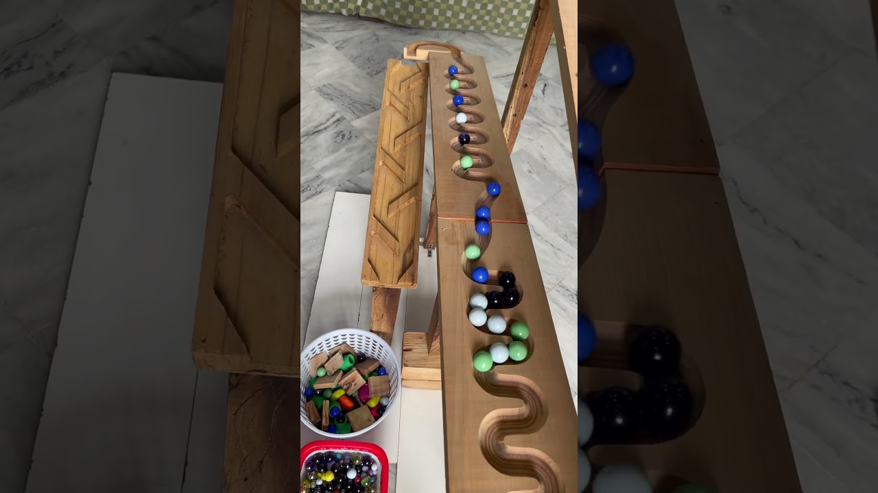 New HABA Marble Run Track! Watch the Rolling Ball in Action!