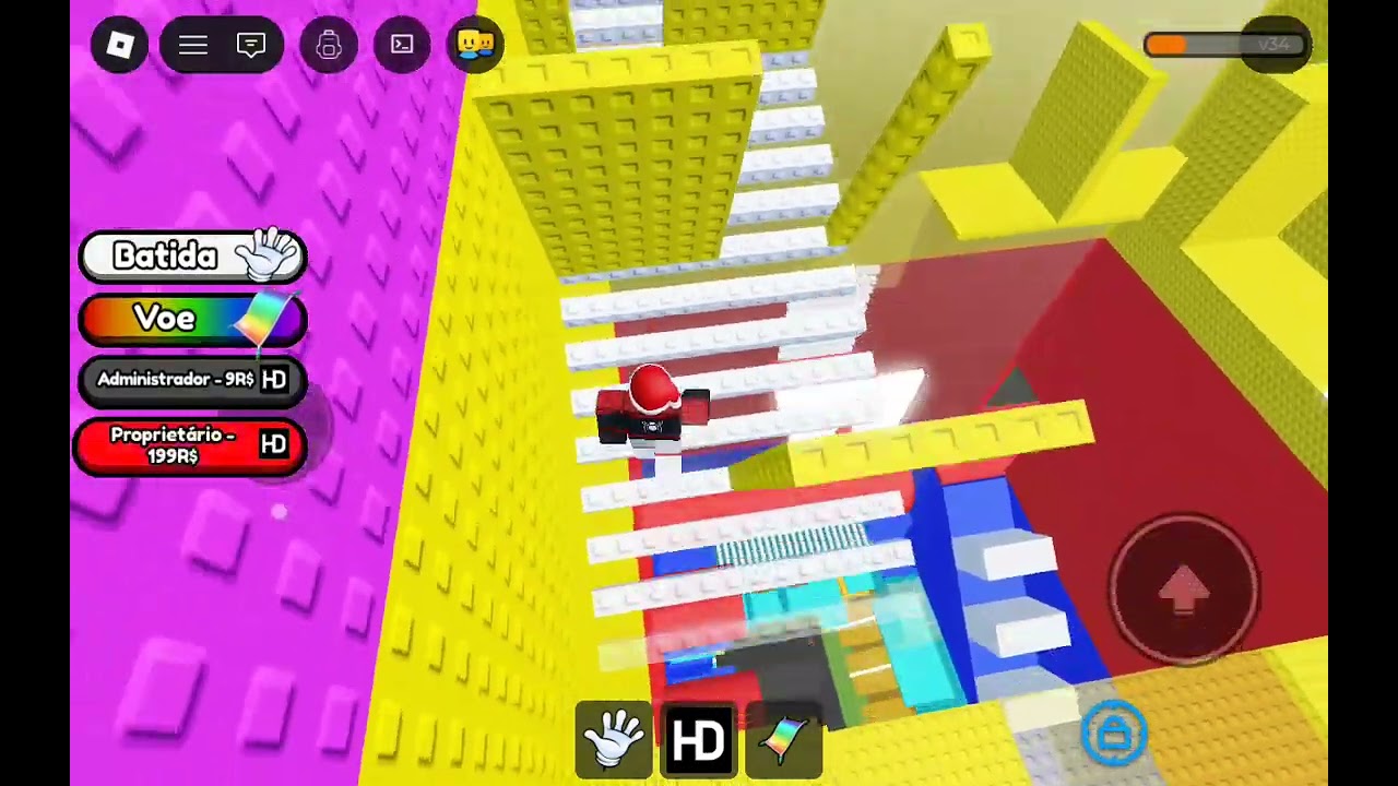 Leviblox zerando:administradores não pode quebrar esta torre!!