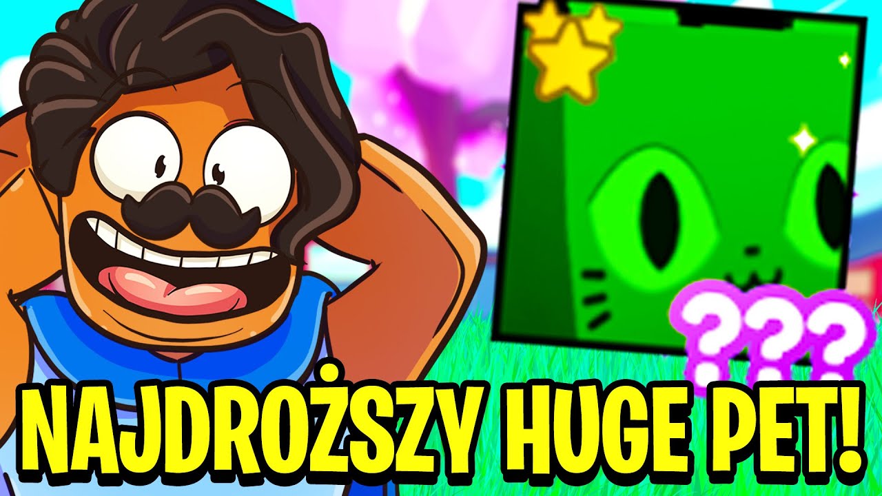 Dostałem RAINBOW HUGE CAT w Pet Simulator X * NAJDROŻSZY HUGE PET *