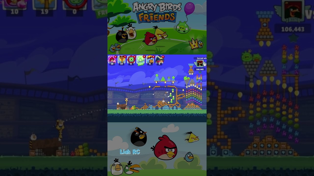 Angry Birds Friends | Liah RC #shorts
