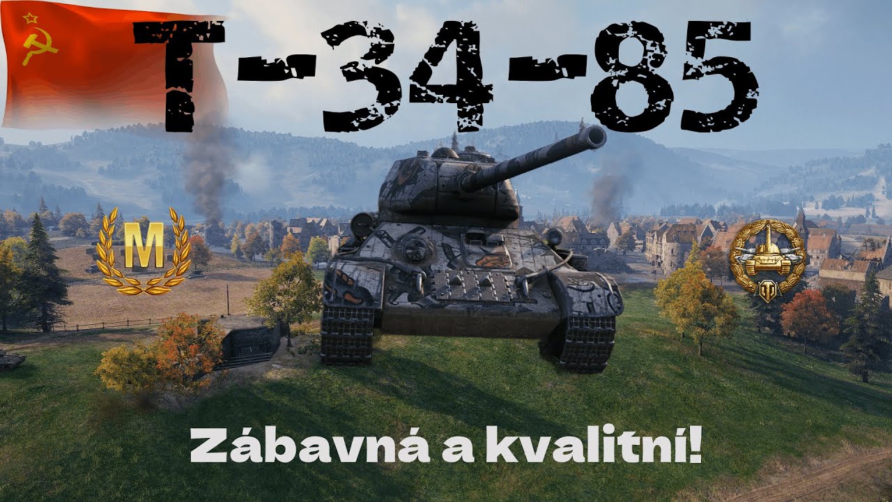 World of Tanks - T-34-85 - Zábavná a kvalitní! /REPLAY/