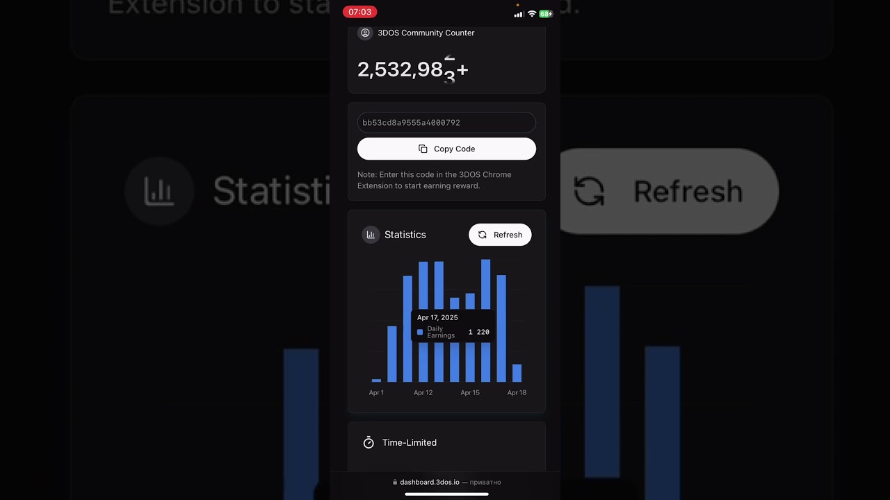 3DOS &mdash; простейший DePIN с аирдропом в 200$+!