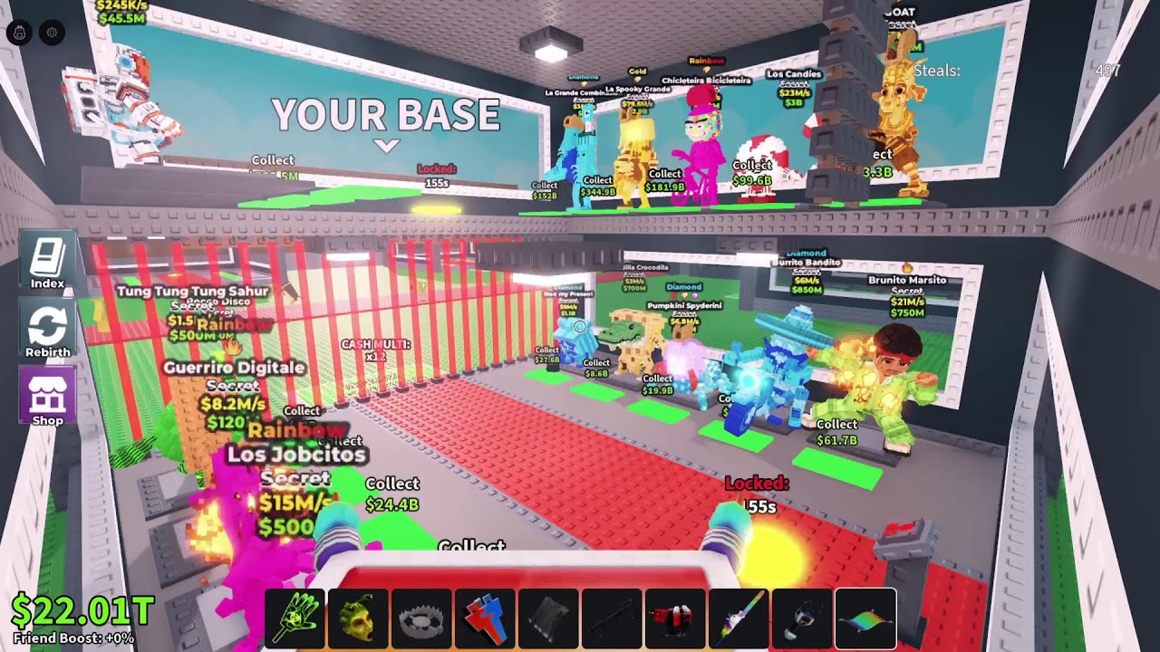 Trading in steal a brainrot live
 Again
